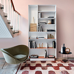 Дизайнерский стеллаж с вертикальными и горизонтальными полками Gio Ponti D.357.1 D.357.2 Rack варинант исполнения - 5 | Loft Concept в Кирове