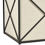 Пуф бежевый с черной металлической рамой Beige Pouf варинант исполнения - 2 | Loft Concept в Кирове