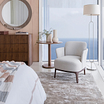 Приставной стол в шпоне ореха Elega варинант исполнения - 6 | Loft Concept в Кирове