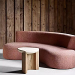 Дизайнерский журнальный стол полукруглой формы Pokun варинант исполнения - 4 | Loft Concept в Кирове