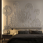 Барельеф DANDELIONS варинант исполнения - 1 | Loft Concept в Кирове