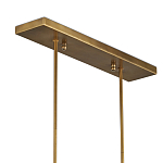 Люстра прямоугольная из толстого литого стекла Cast Glass варинант исполнения - 5 | Loft Concept в Кирове