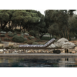 Шезлонг на металлическом каркасе с регулируемой спинкой GUELL Sunbed варинант исполнения - 9 | Loft Concept в Кирове