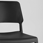 Пластиковый стул на ножках из массива бука Ferret Black 4 шт варинант исполнения - 8 | Loft Concept в Кирове