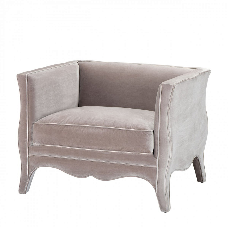 Кресло Eichholtz Chair Bouton Розовый пастельный Кресло Eichholtz Chair Bouton Розовый пастельный в Кирове | Loft Concept