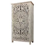 Шкаф с орнаментом ручная резьба из дерева Indian Antique Furniture  варинант исполнения - 4 | Loft Concept в Кирове