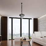 Подвесной светильник с серым металлическим плафоном Capability варинант исполнения - 2 | Loft Concept в Кирове