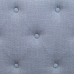 Изголовье кровати серое с мягкой обивкой из рогожки Emma Headboard варинант исполнения - 3 | Loft Concept в Кирове