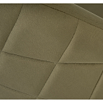 Стул велюровый хаки на золотистых металлических ножках Vendramin Chair варинант исполнения - 5 | Loft Concept в Кирове