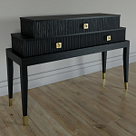 Премиальная Консоль с тремя ящиками Elsa Dreams Black варинант исполнения - 1 | Loft Concept в Кирове