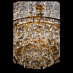 Люстра хрустальная в неоклассическом стиле на золотистом каркасе Majesty варинант исполнения - 4 | Loft Concept в Кирове