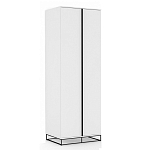 Двухдверный шкаф белого цвета Strict Lines варинант исполнения - 2 | Loft Concept в Кирове