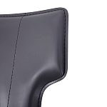 Стул серый из искуственной кожи на 4-х ножках Enigma Gray варинант исполнения - 4 | Loft Concept в Кирове