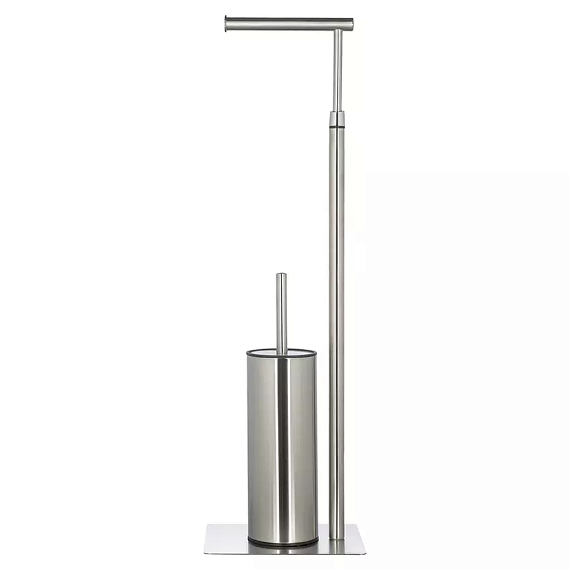 Держатель для туалетной бумаги с ершиком Chrome Bathroom Accessory Хром Держатель для туалетной бумаги с ершиком Chrome Bathroom Accessory Хром в Кирове | Loft Concept