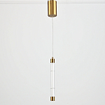 Подвесной светильник в форме цилиндра Trumpet Tube Brass варинант исполнения - 3 | Loft Concept в Кирове