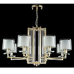 Люстра с 8-ю цилиндрическими плафонами из стекла Laurent варинант исполнения - 3 | Loft Concept в Кирове