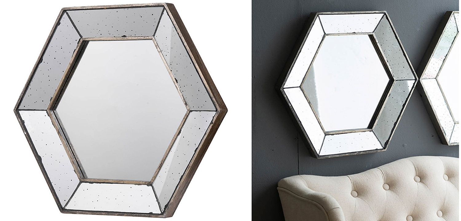 Зеркало Hexagonal Mirror Зеркало Hexagonal Mirror - Loft-Concept в Кирове