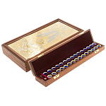 Нарды настольные из натурального камня лазурит и долерит Backgammon from Stone варинант исполнения - 4 | Loft Concept в Кирове