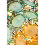 Люстра овальная с каскадом из разноцветных круглых подвесов Key Lustar варинант исполнения - 1 | Loft Concept в Кирове