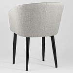 Мягкое кресло на металлических ножках Shaggy Grey варинант исполнения - 5 | Loft Concept в Кирове