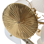 Люстра с белыми и золотистыми цветами Dahlia Flowers Lamp варинант исполнения - 6 | Loft Concept в Кирове