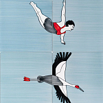 Плитка с узором Аист варинант исполнения - 3 | Loft Concept в Кирове