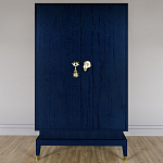 Платяной шкаф Elsa Dreams Blue с 2-мя фасадами варинант исполнения - 5 | Loft Concept в Кирове