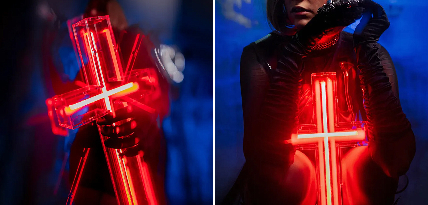 Неоновая настенная лампа Red Cross Neon Wall Lamp Неоновая настенная лампа Red Cross Neon Wall Lamp - Loft-Concept в Кирове