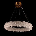 Люстра круглая с натуральным горным хрусталем Crystal Shimmer варинант исполнения - 3 | Loft Concept в Кирове