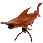 Статуэтка акула-молот деревянная Hammer варинант исполнения - 1 | Loft Concept в Кирове