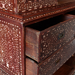 Буфет из массива тика инкрустированный костью Wooden Bone Inlay Mirror Cupboard варинант исполнения - 2 | Loft Concept в Кирове