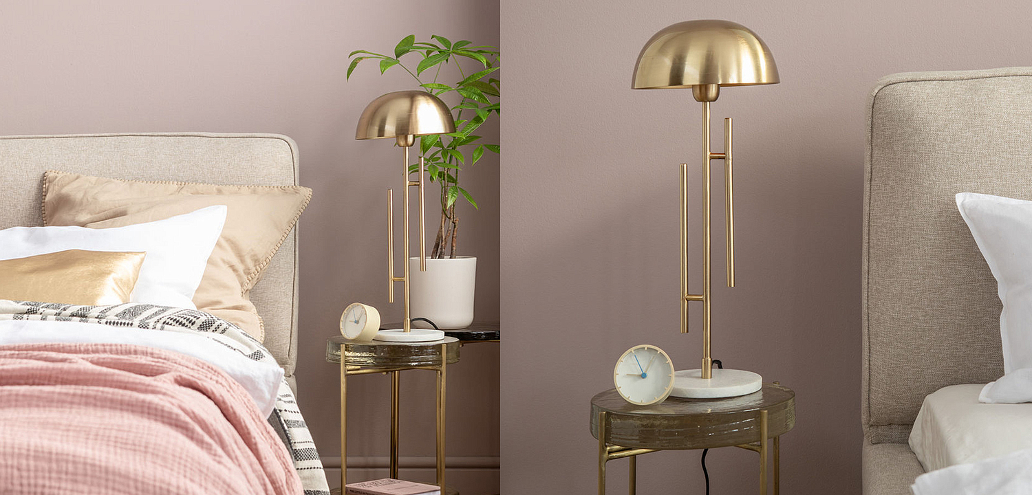 Настольная лампа Geometric Brass Table Lamp Настольная лампа Geometric Brass Table Lamp - Loft-Concept в Кирове