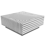 Большой журнальный Стол с инкрустацией Mandika Bone Inlay Coffee Table варинант исполнения - 1 | Loft Concept в Кирове