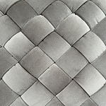 Пуф плетеный велюровый светло-бежевый  Soft Wicker Pouf варинант исполнения - 2 | Loft Concept в Кирове