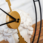 Часы настенные круглые из металла Mirror Tower Clock варинант исполнения - 2 | Loft Concept в Кирове