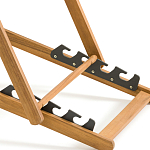 Шезлонг из акации и ткани Argentina варинант исполнения - 9 | Loft Concept в Кирове