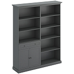 Двойной стеллаж с ящиком и 2-мя дверцами Percent Rack варинант исполнения - 2 | Loft Concept в Кирове