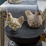 Статуэтка курица с текстурной поверхностью бежевого цвета Rustic Chicken варинант исполнения - 4 | Loft Concept в Кирове