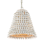 Подвесной светильник белый металлический в форме колокола White Natural Lines варинант исполнения - 2 | Loft Concept в Кирове