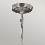 Люстра двухъярусная с белыми матовыми стеклянными плафонами в форме винных бокалов Feiss варинант исполнения - 6 | Loft Concept в Кирове