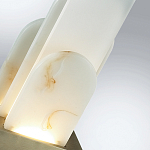 Настольная лампа с белыми вертикальными элементами Alabaster Totem   варинант исполнения - 7 | Loft Concept в Кирове