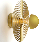 Бра в виде металлического диска Amadis Gold Wall Lamp варинант исполнения - 2 | Loft Concept в Кирове