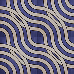 Дизайнерская плитка с узором Круги  варинант исполнения - 1 | Loft Concept в Кирове