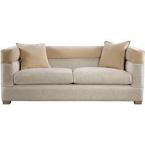 Диван Modena Sofa Linen and Velvet Sofa