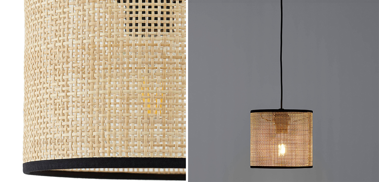 Подвесной светильник Ottar Wicker beige black Подвесной светильник Ottar Wicker beige black - Loft-Concept в Кирове