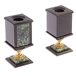 Настольный письменный набор из нефрита на ножках Executive Recruitment варинант исполнения - 3 | Loft Concept в Кирове