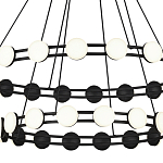 Люстра двухъярусная с круглыми светодиодными источниками света Maxine Light варинант исполнения - 5 | Loft Concept в Кирове