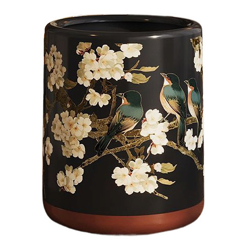 Мусорное ведро в китайском стиле Flower Trash Can Мульти Мусорное ведро в китайском стиле Flower Trash Can Мульти в Кирове | Loft Concept