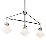 Люстра линейная с ромбовидными плафонами Pointed Diamond Shade варинант исполнения - 2 | Loft Concept в Кирове