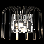 Бра цвета никель с изогнутыми хрустальными элементами Radiant Ribbons варинант исполнения - 1 | Loft Concept в Кирове